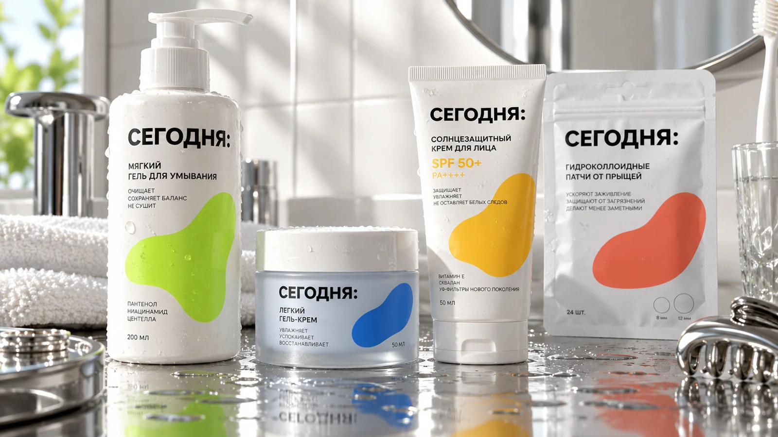 Линейка ухода СЕГОДНЯ: