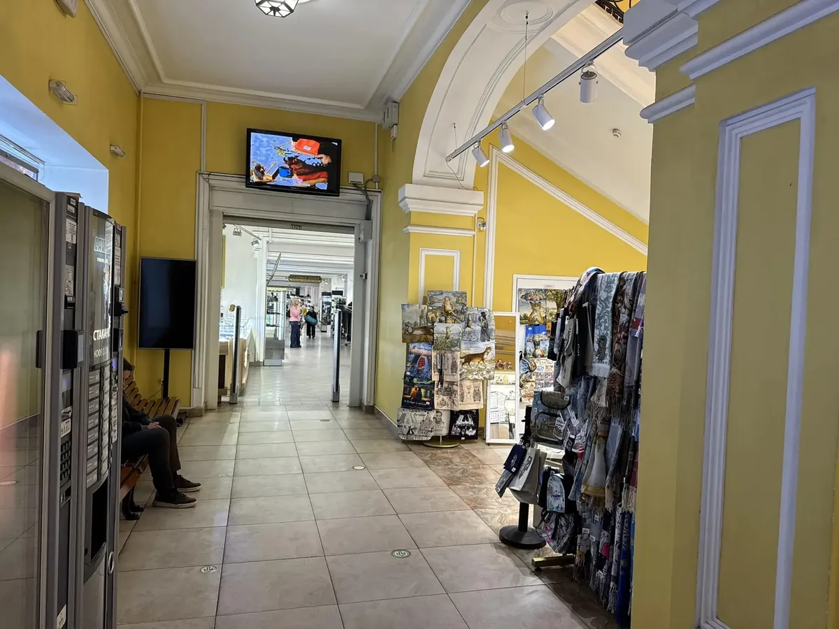 Entrance gallery — before
