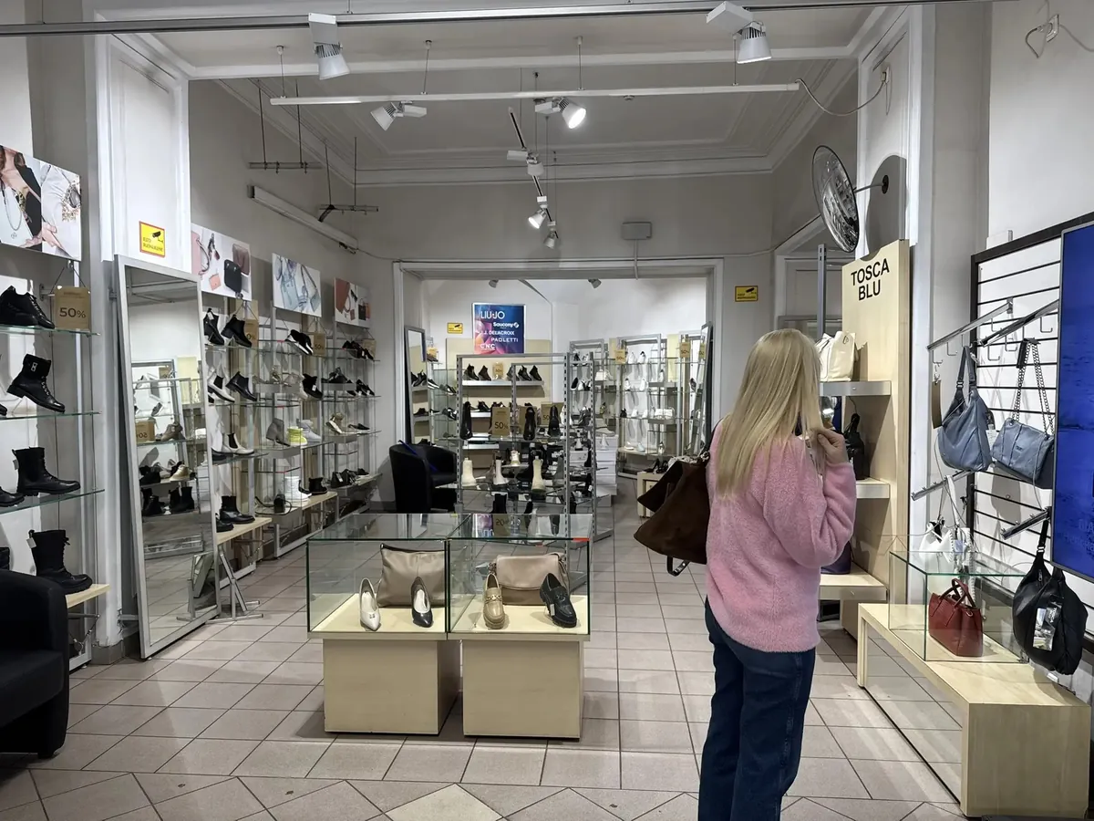 Shoe department — before
