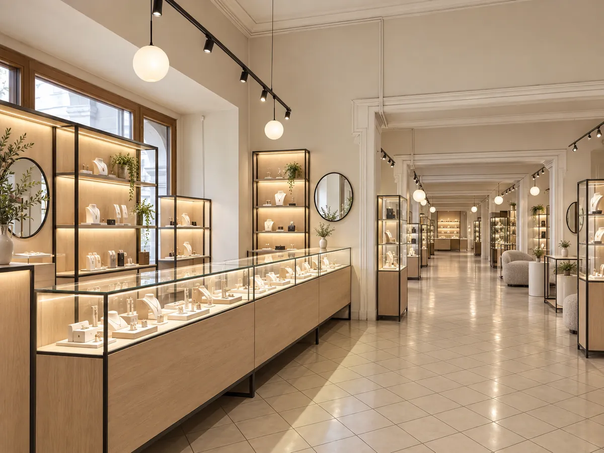 Designer jewellery counter — after, budget