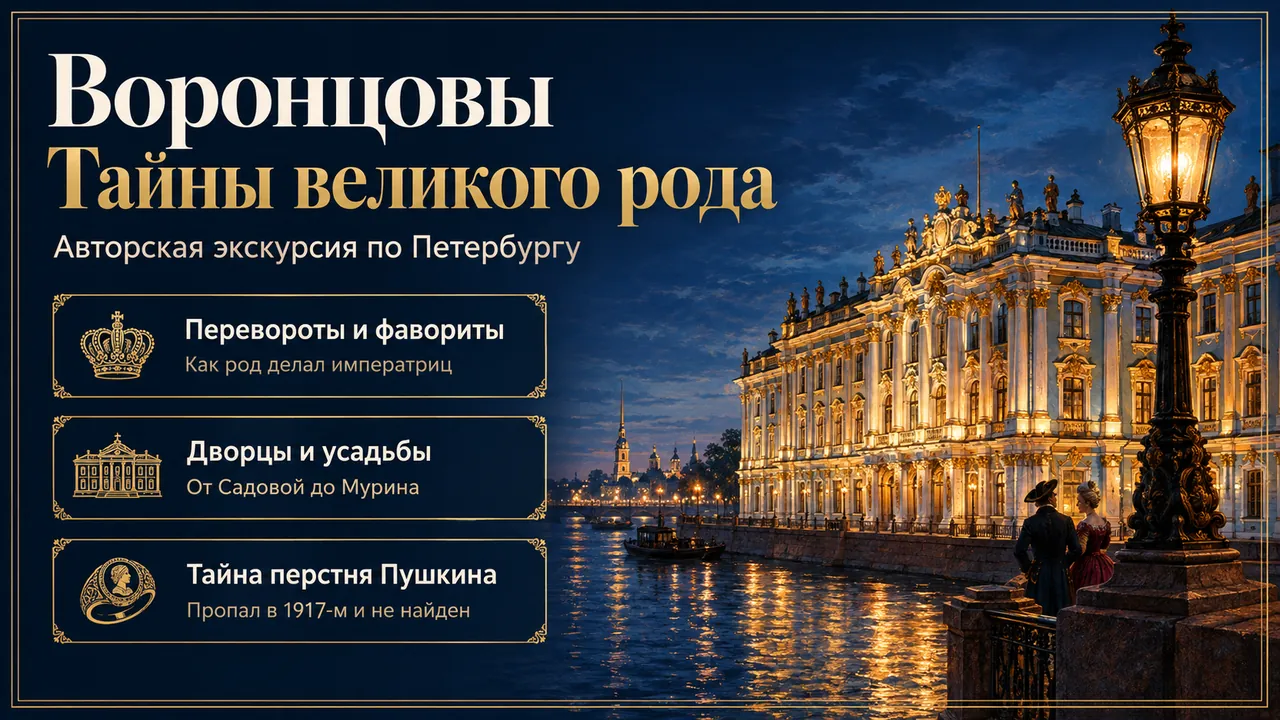 Титульный слайд «Воронцовы. Тайны великого рода»