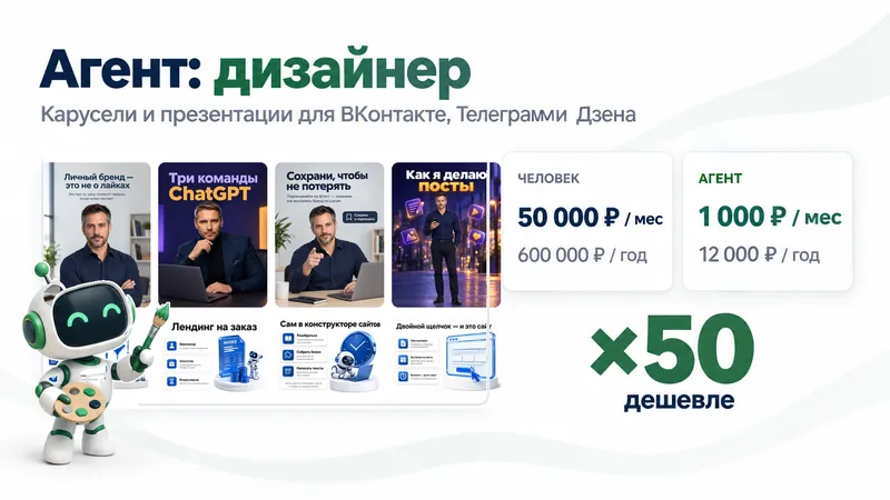 Слайд с кейсом ИИ-агента