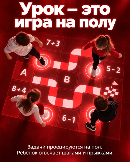 Slide 3: A lesson is a game on the floor