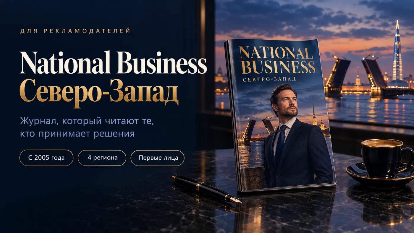 Слайд презентации «Журнал «Наш бизнес — National Business. Северо-Запад»»